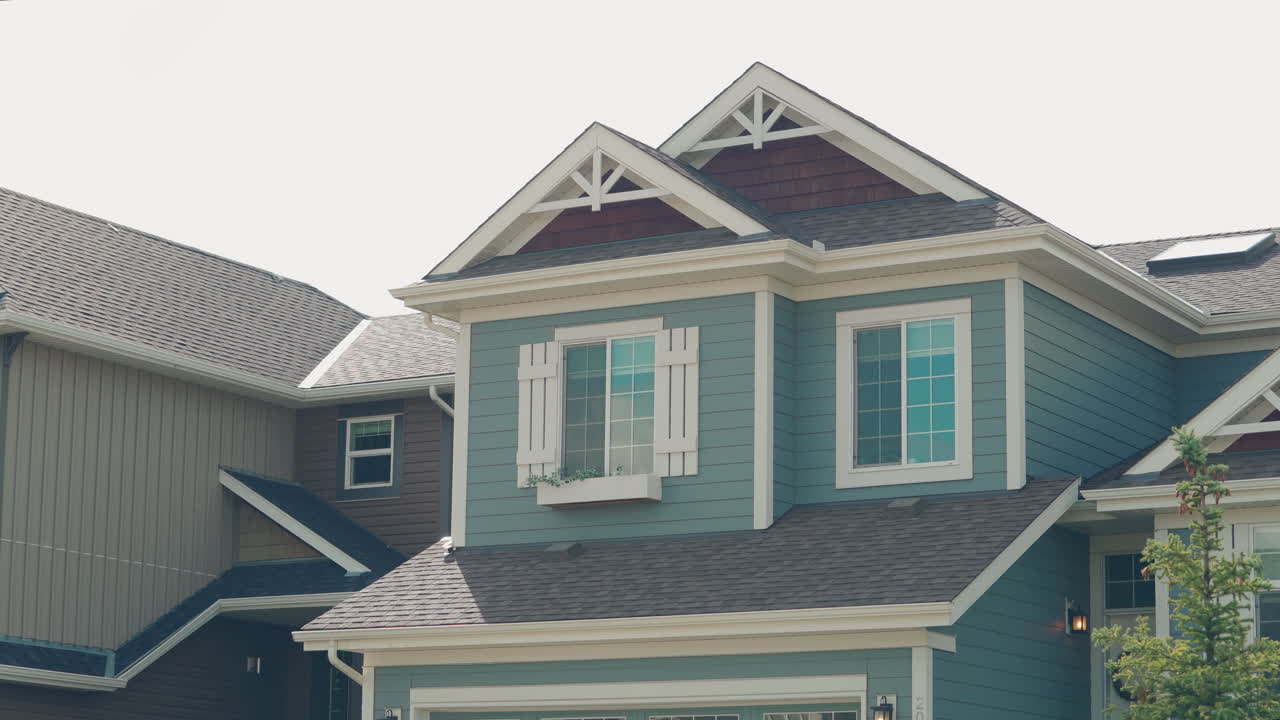 detalle de la foto fija de la ventana de una casa en canadá