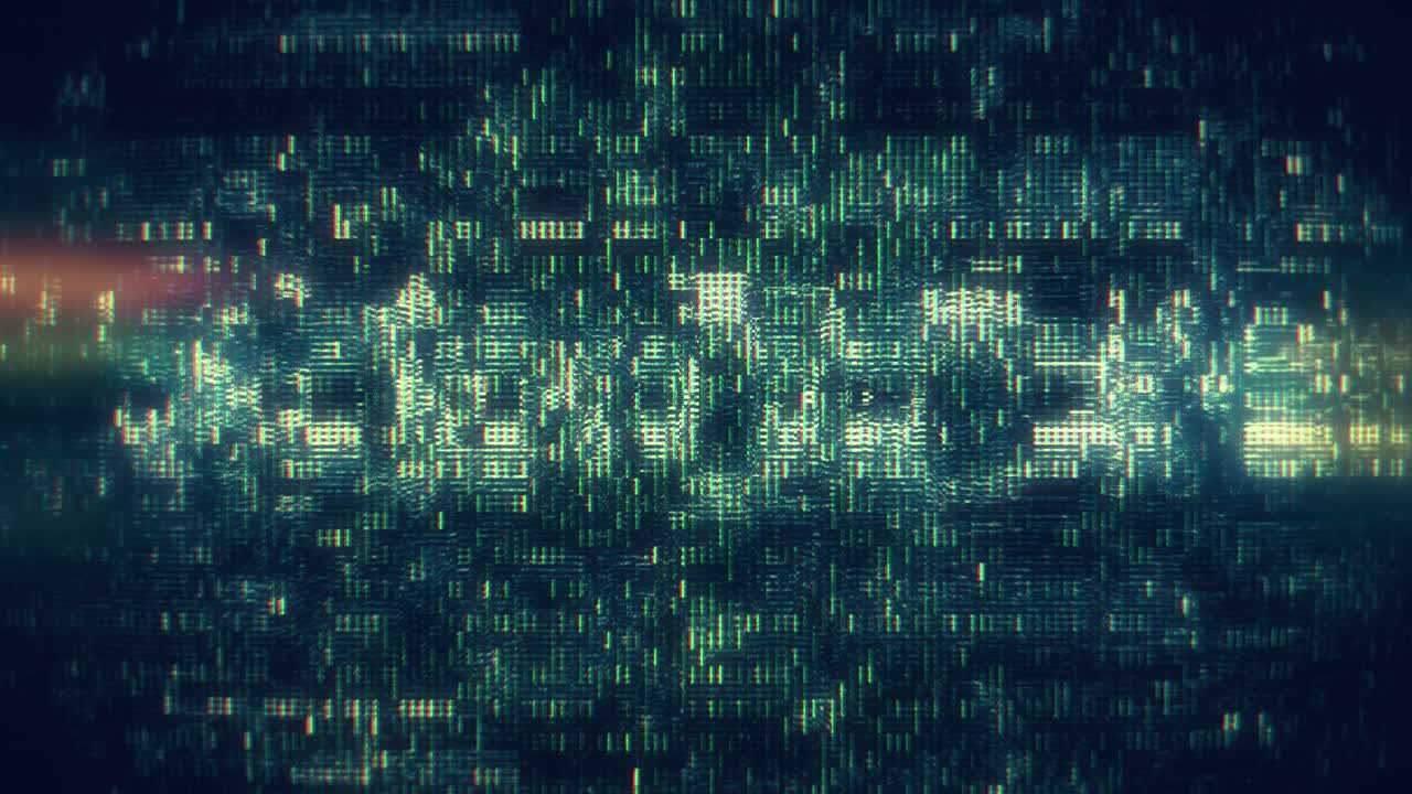 Abstract Digital Data Flowing Grid Background