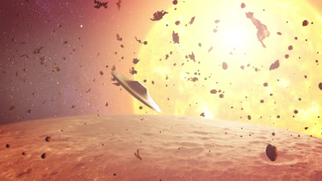 destrucción de un planeta por una estrella