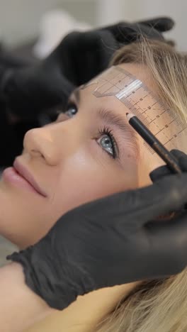 eyebrow shaping procedure