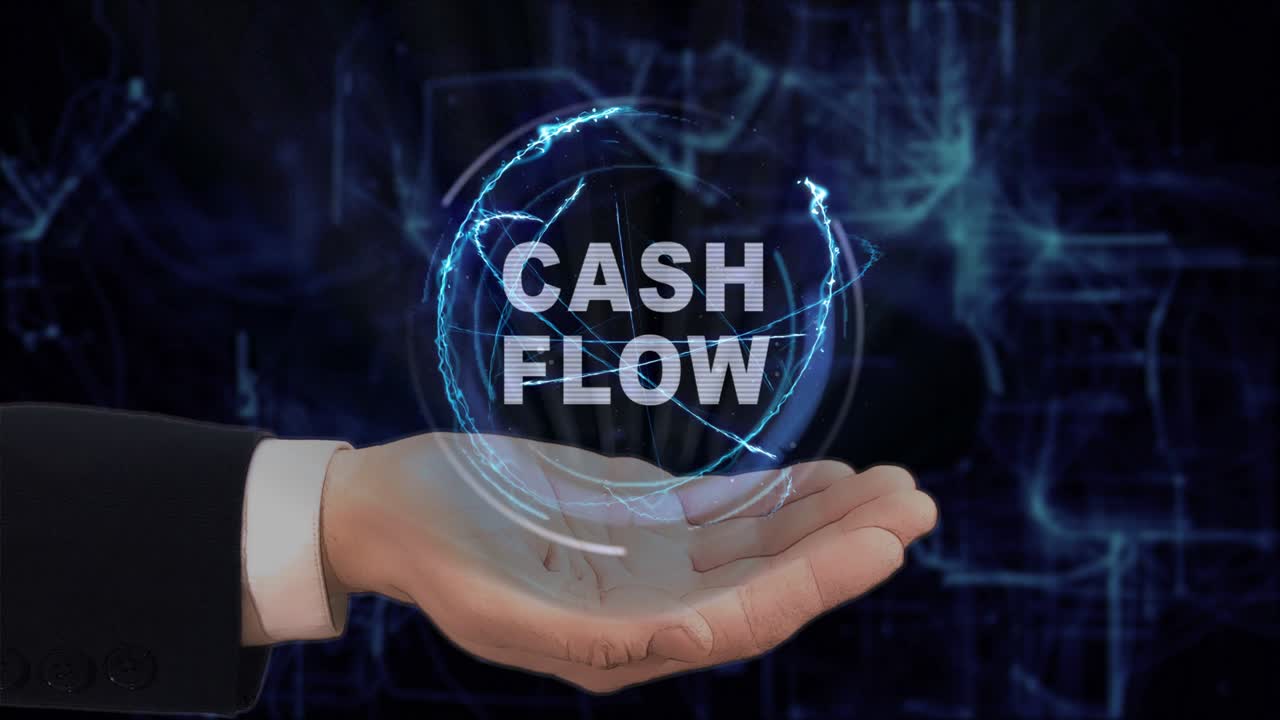 그림에 그려진 손은 현금 흐름을 보여줍니다.