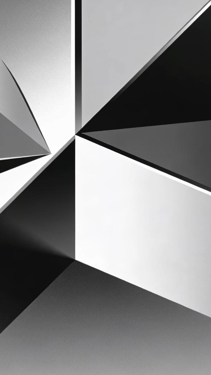 Vertical video: Starting playback gray triangles holding on screen meeting at center as wallpaper
