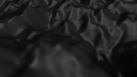 abstract moving black wavy liquid background