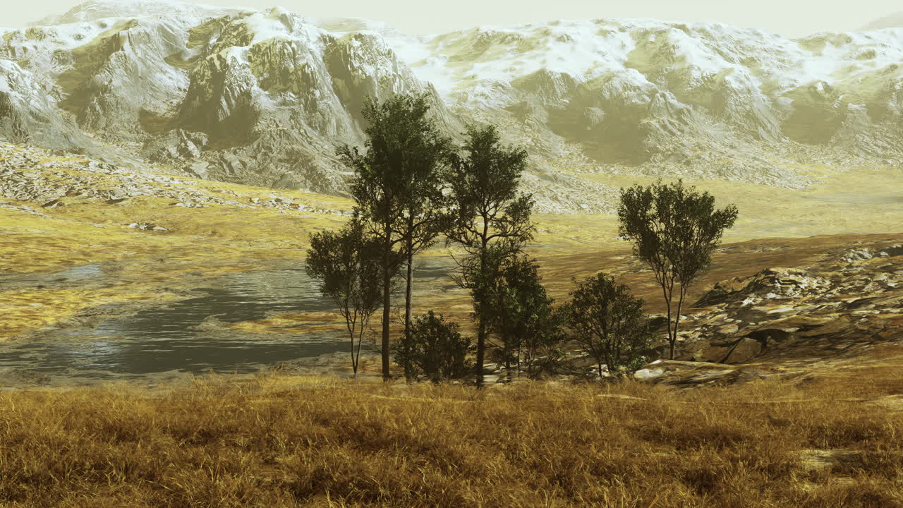 un espectacular paisaje montañoso con un río que serpentea a través del valle