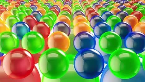 background of colorful balls