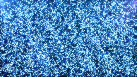 abstract background from blue particles