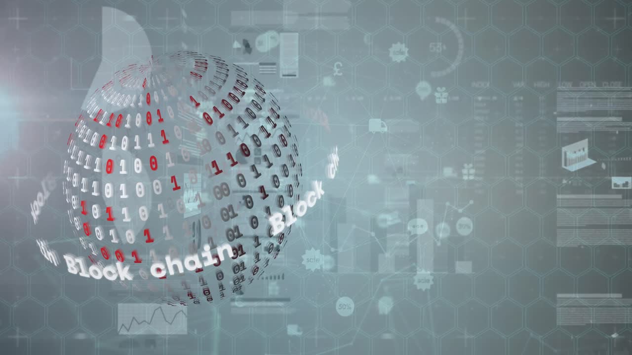 전 세계 데이터 프로세싱의 애니메이션