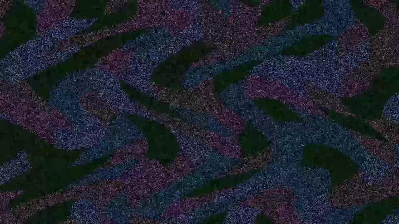 Abstraktní pohyblivé pozadí s tmavými vlnitými vzory a zrnitou texturou.