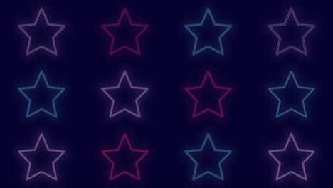 Retro-stars-pattern-with-neon-purple