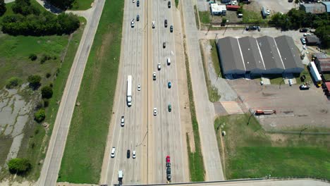 ft. worth texas i-35 south crane up