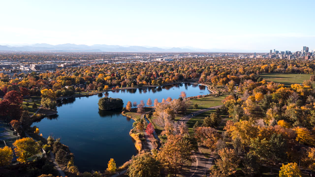워시 파크, 덴버, 콜로라도의 단풍