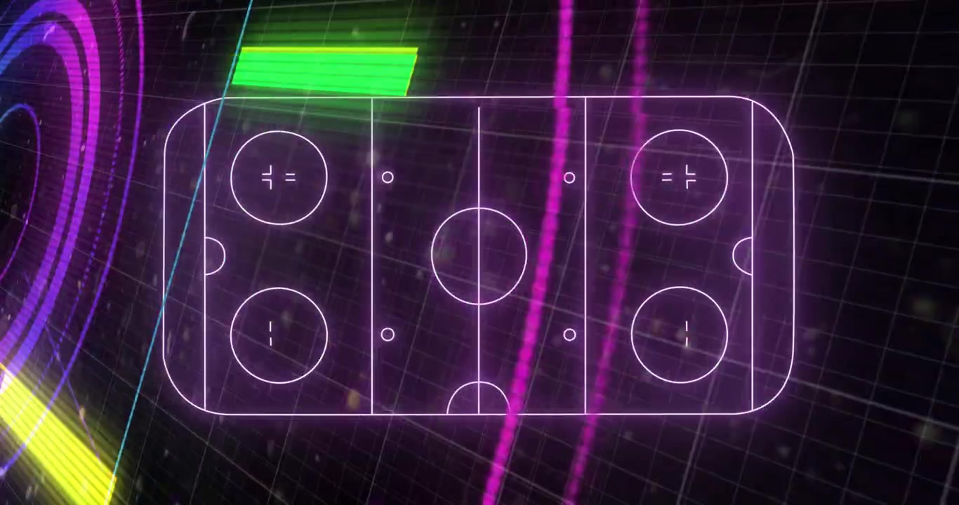 Animation of network of connections with equations and data processing