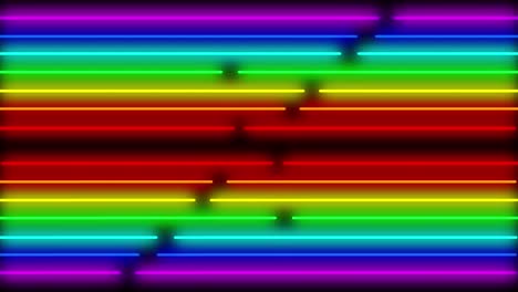 neon line illumination animation motion graphics