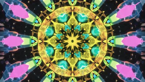 patrón de kaleidoscopio abstracto