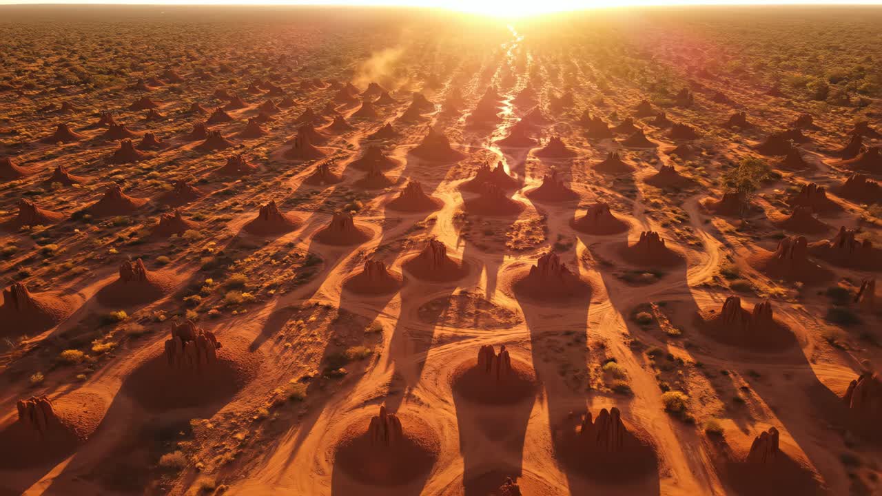 Sunset over the Australian Outback