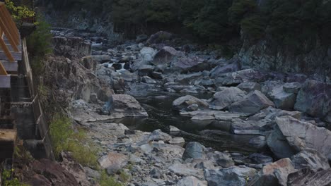 mukogawa river through takedao hiking trail, hyogo japan