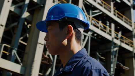 industrial worker at facility