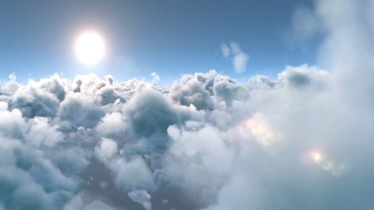 ⁇   ⁇ 은 구름과 밝은 태양