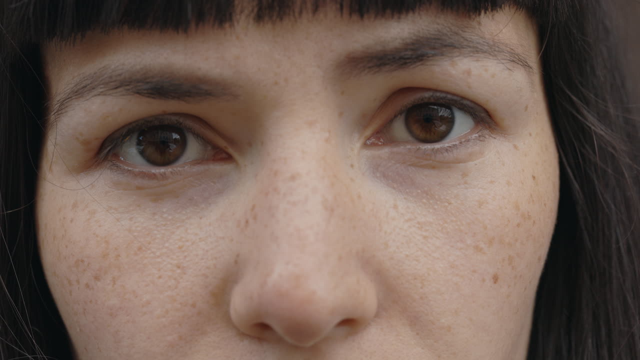 Close-up of a woman's face