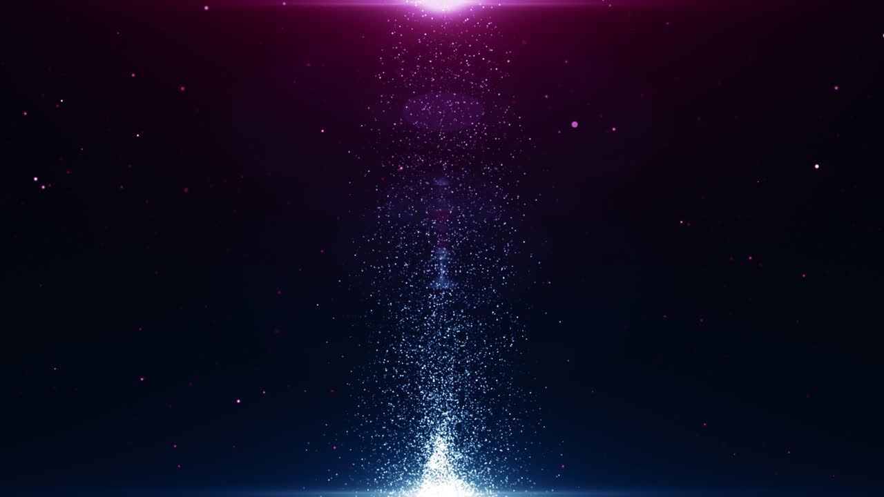Particles dust abstract light bokeh motion titles cinematic background loop