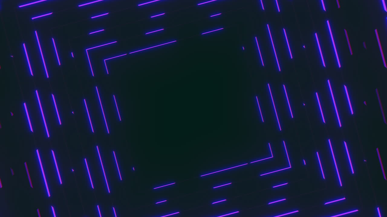 검은색 배경 에 빛나는 보라색 선 들