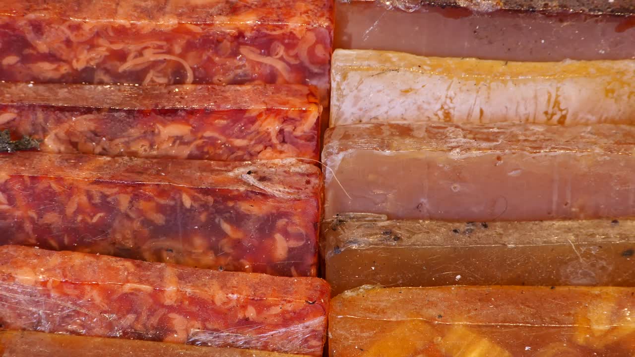 Selection of Jellied Meats and Aspic Dishes
