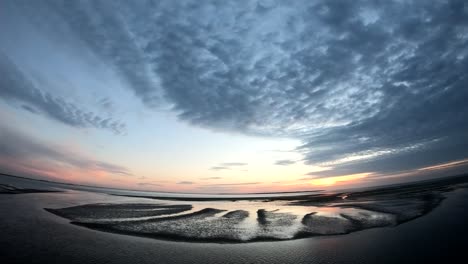 Puesta de sol en la playa