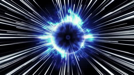 abstract glowing vortex tunnel