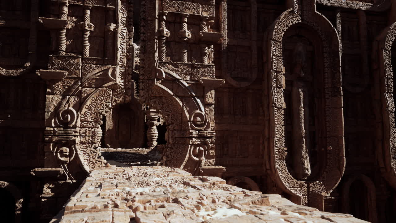 antiguas ruinas de arquitectura de piedra