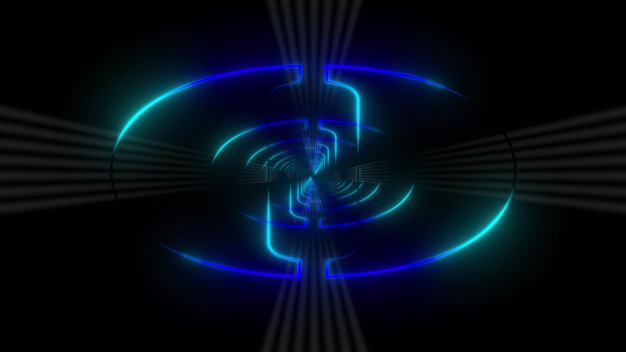 네온 터널 시각