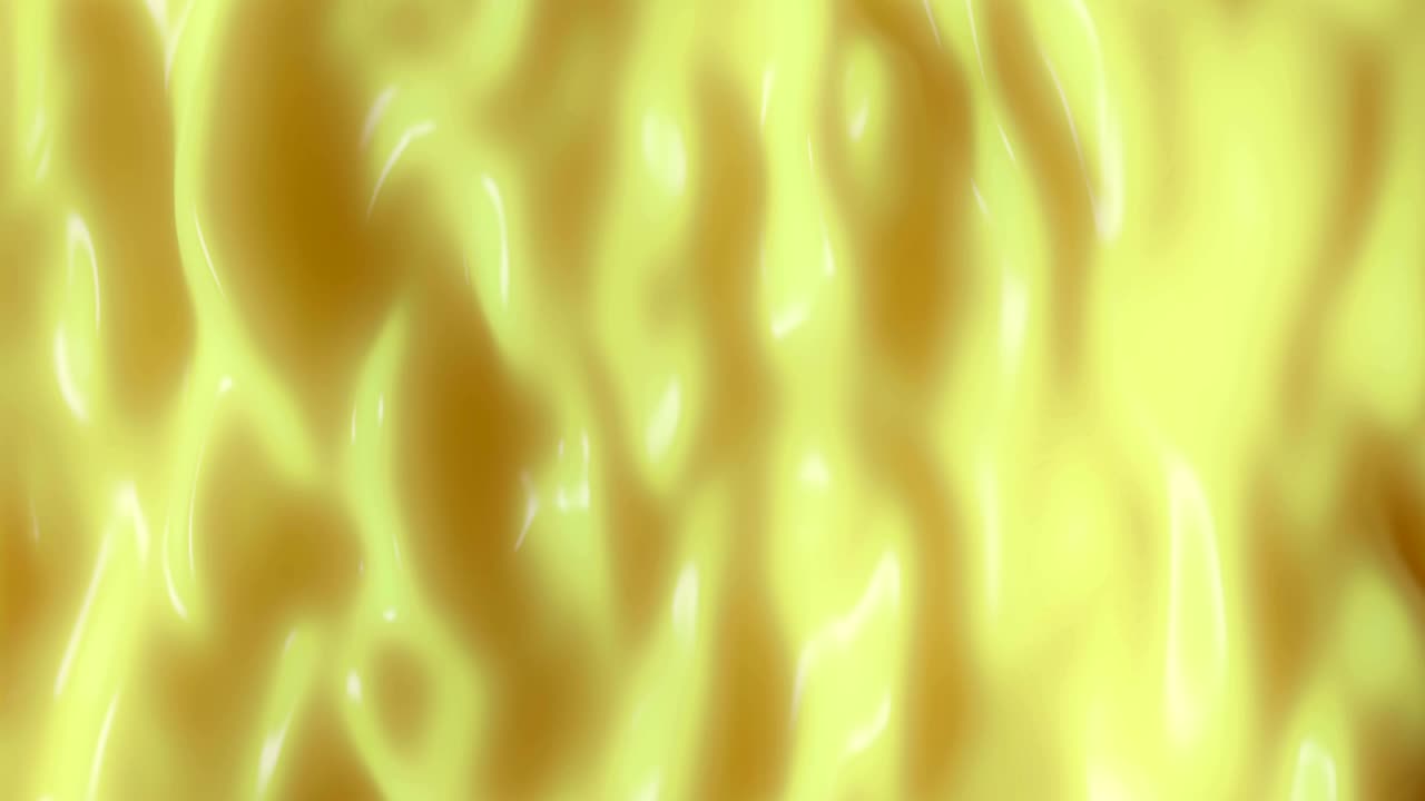 3d Looped abstract holographic background. Wavy surface with ripples.Trendy vibrant texture, fashion textile, graphic design, animated wax texture.