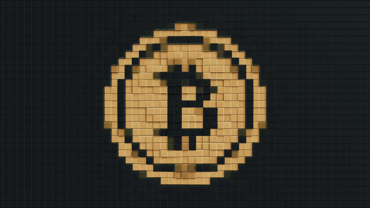 el fondo abstracto de bitcoin es de 4k.