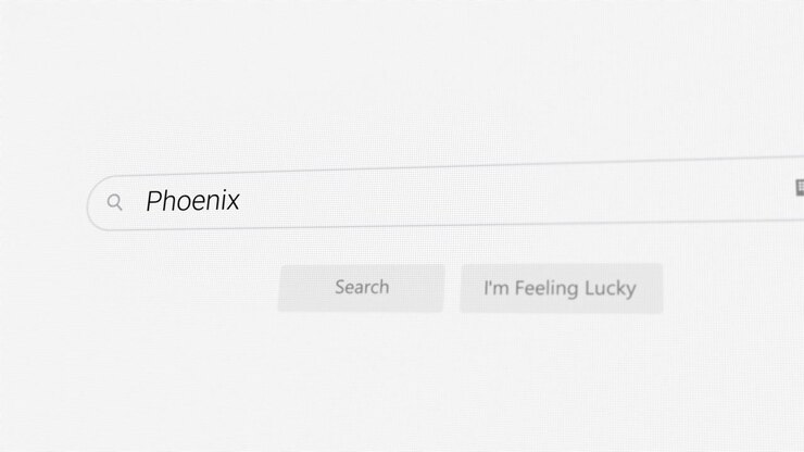 Searching for Phoenix on Internet browser
