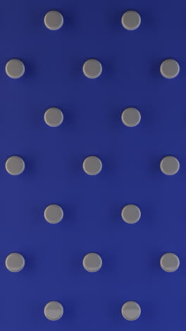 abstract pattern of circles on a blue background