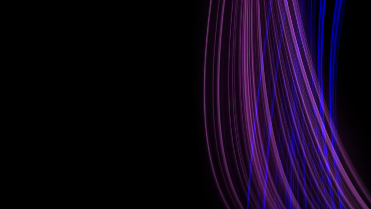 animación en bucle de rayos de luz púrpura y azul