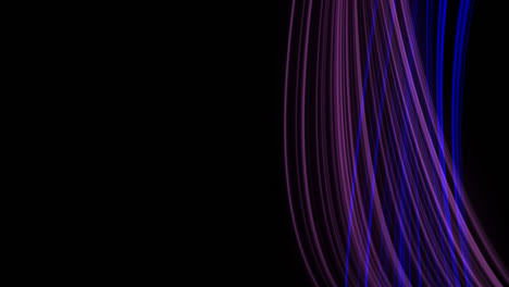 animación en bucle de rayos de luz púrpura y azul