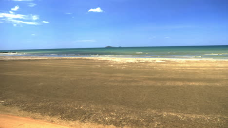 looking at the beach in thailand.