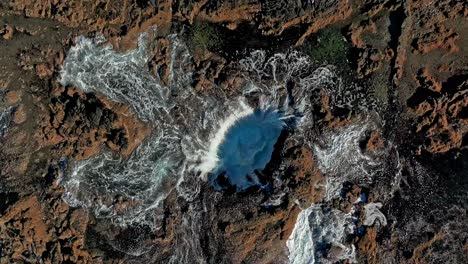 located in the cape perpetua scenic area, just three miles south of yachats oregon, thor's well is a bowl-shaped hole carved out of the rough basalt shoreline