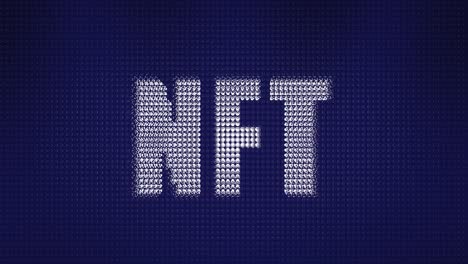 Animation-Von-NFT-Text-Auf-Blauem-Hintergrund