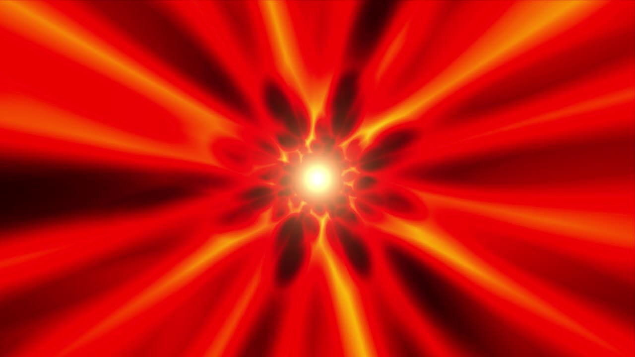 Glødende rød flare energistrømseffekt.