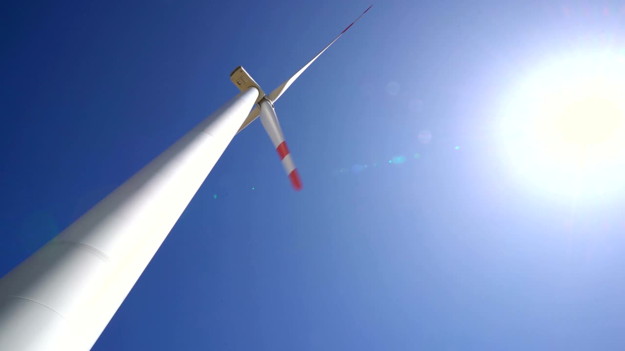 풍력 에너지를 전기로 변환하는 풍력 공장