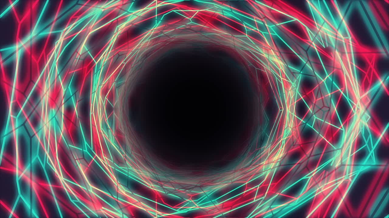 A wave of energy infinite seamless looping background for cyperpunk and trance electronic music concept