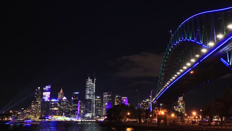 sydney vivid 22 bridge arch tele