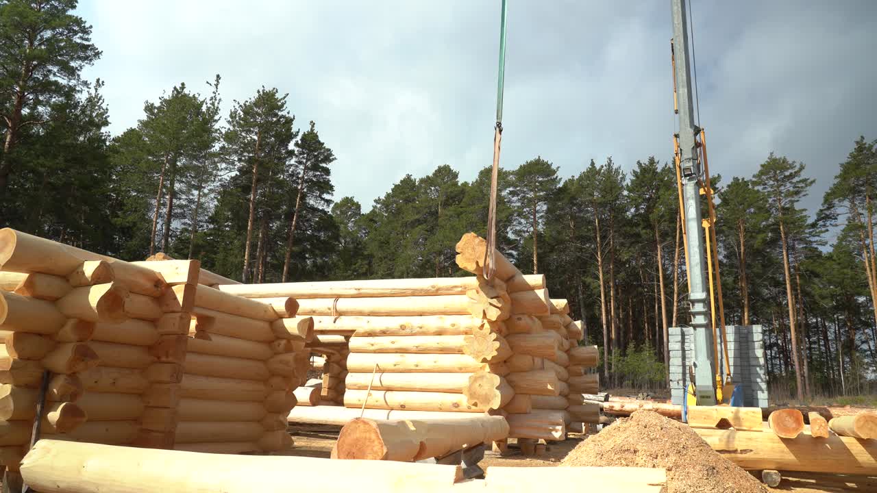 Build a house from logs