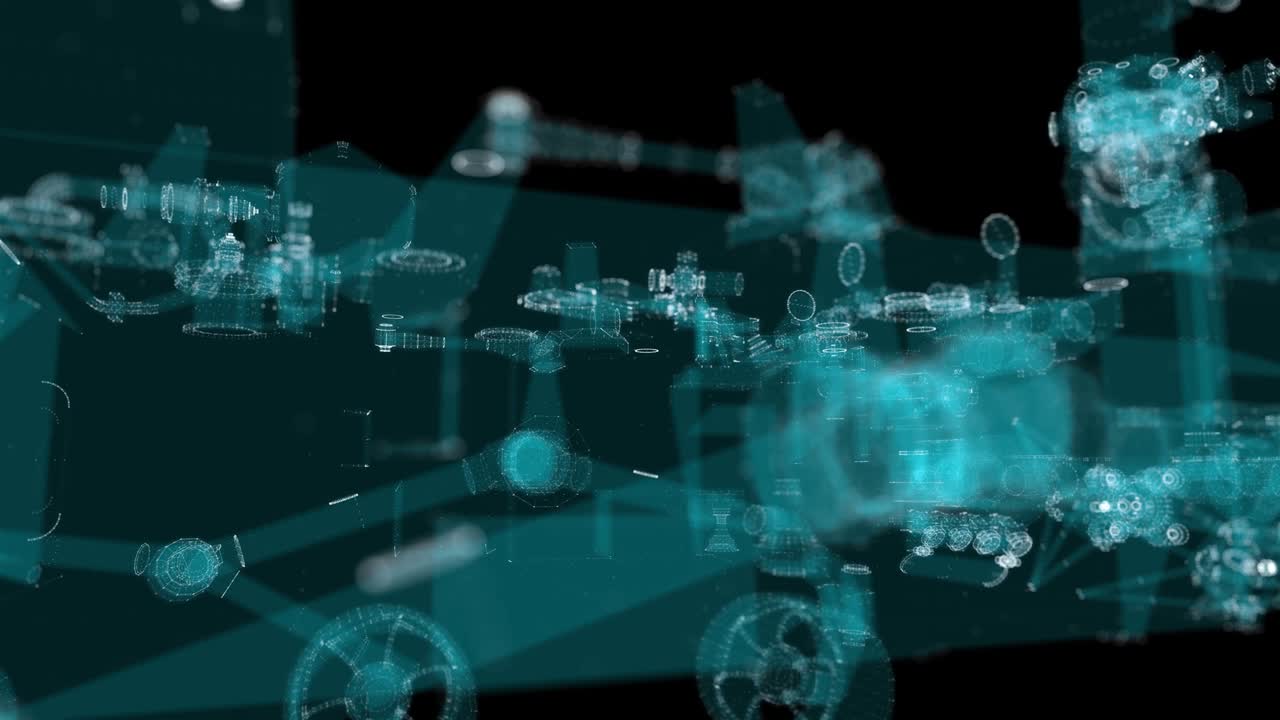 화성 탐사선의 입자 홀로그램