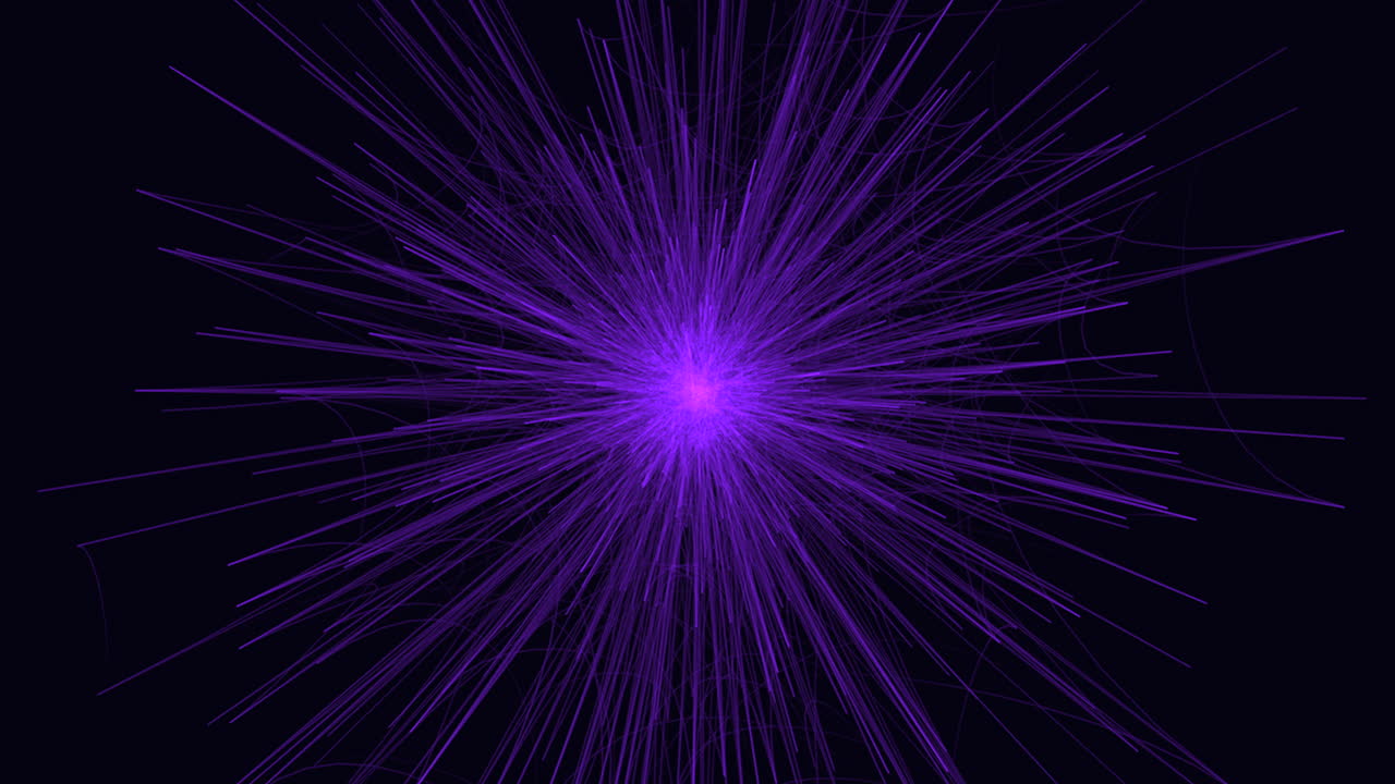 estallido vibrante de energía púrpura