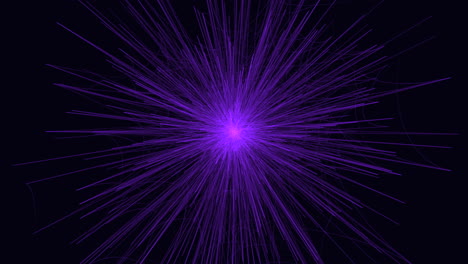 vibrant burst of purple energy