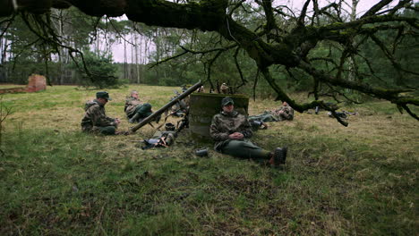 ww2 german soldiers resting