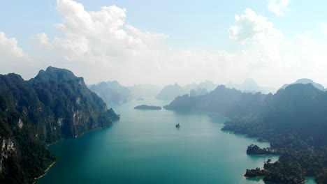 Aerial-view-of-Kao-Sok-National-Park,-Thailand