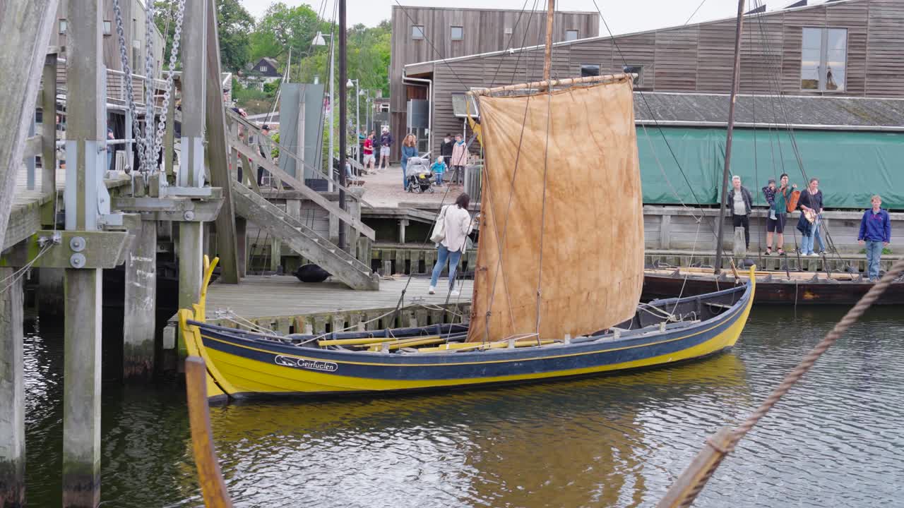 Viking Ship at a Historical Museum
